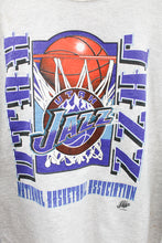 Load image into Gallery viewer, Z - Vintage Logo 7 NBA Utah Jazz Graphic Crewneck
