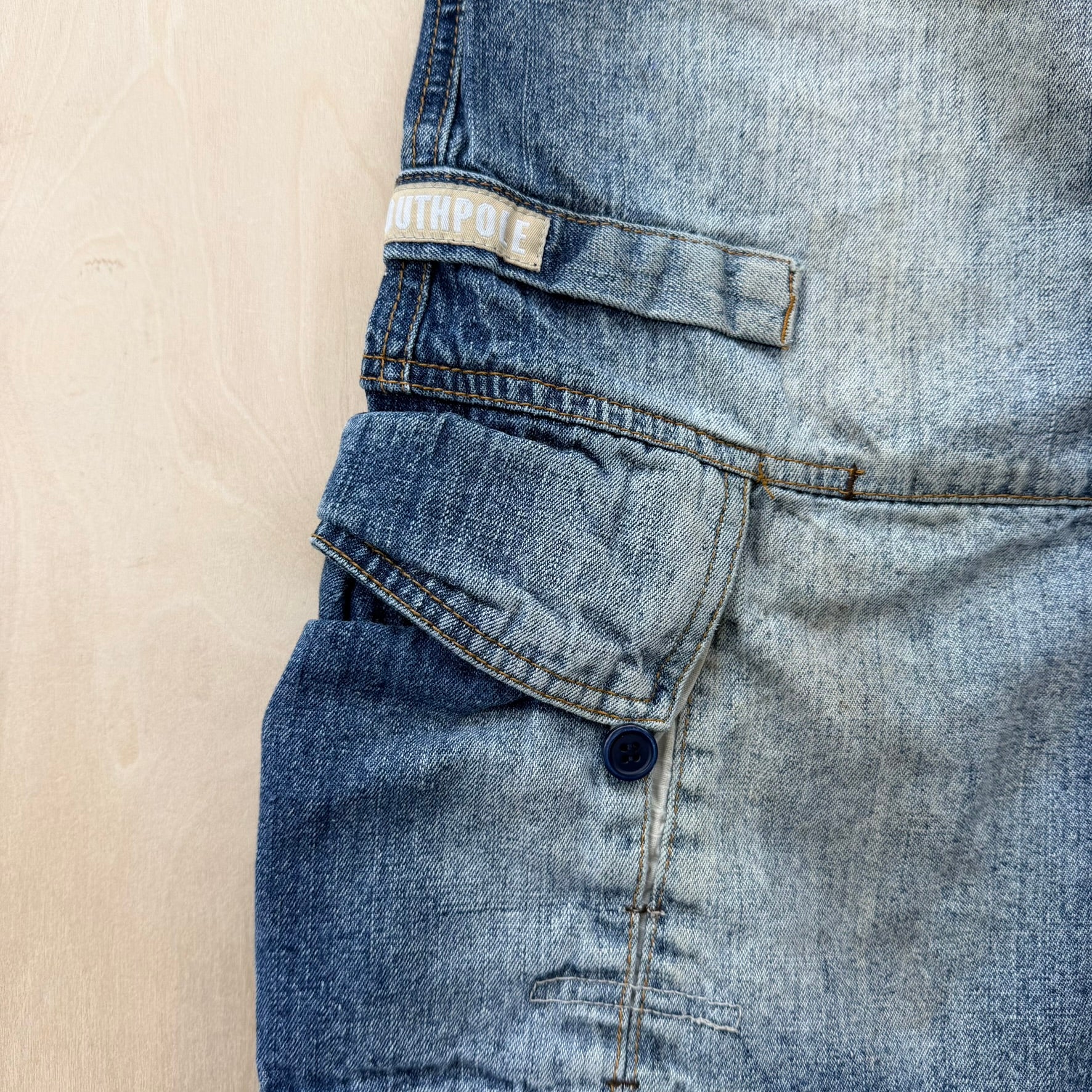 J- Vintage South Pole Denim Cargo Jorts - 32 waist 12 inseam