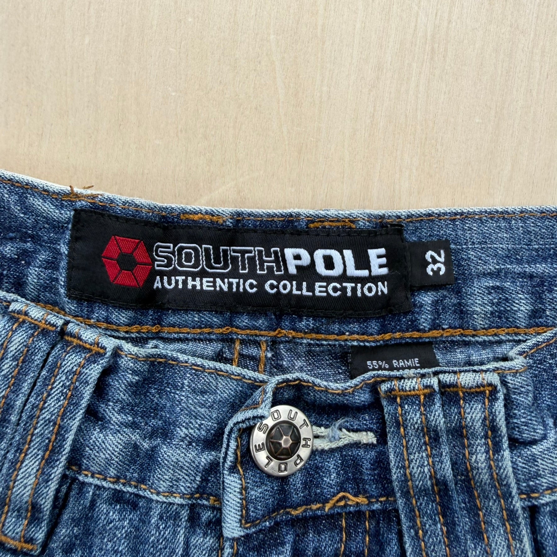 J- Vintage South Pole Denim Cargo Jorts - 32 waist 12 inseam