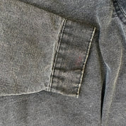 J- Vintage 90s Australian Outback Leather and Denim Western Jkt Made in Canada- M