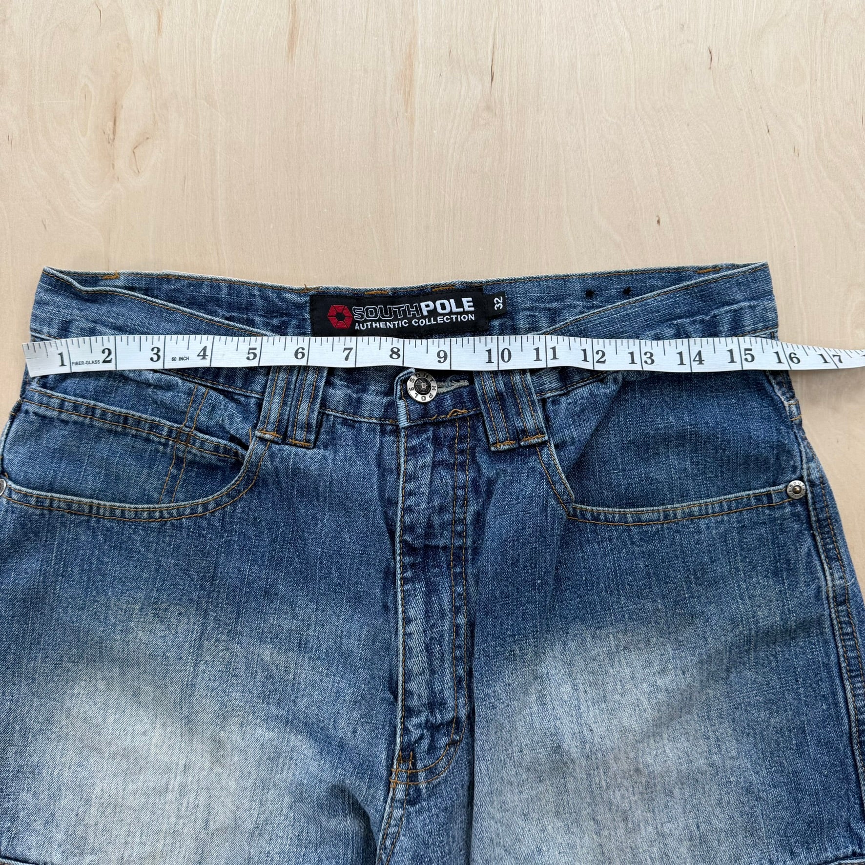 J- Vintage South Pole Denim Cargo Jorts - 32 waist 12 inseam