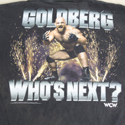 F- Vintage 1998 WCW Liquid Blue Goldberg Heavy Weight Champion Who's Next Tee