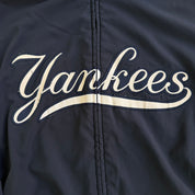 J- Vintage New York Yankees MLB Embroidered Logo Zip Up Lightweight Jacket - 2XL