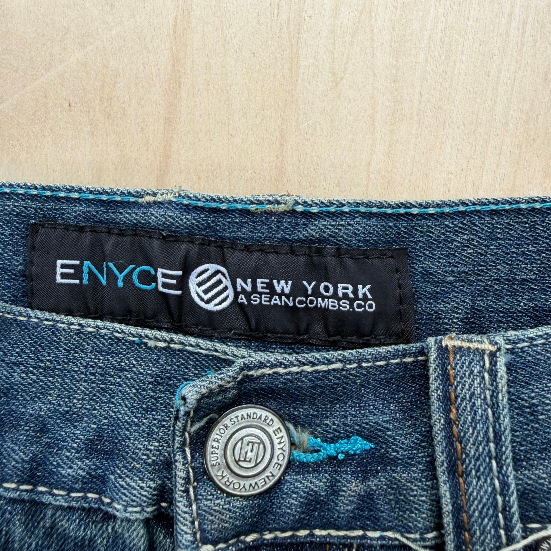 J- Vintage Enyce New York Denim Jorts - 36 waist 13.5 inseam
