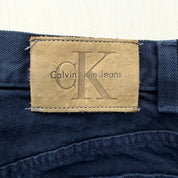 J- Vintage Calvin Klein Black Denim Jorts - 32 waist 8.5 inseam