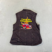 F- Carhartt Camarillo Independent Fur Insulated Brown Workwear Vest