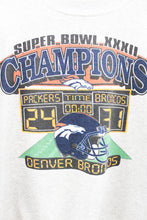 Load image into Gallery viewer, Z - Vintage Logo 7 1998 NFL Super Bowl 33 Denver Broncos Champions Crewneck

