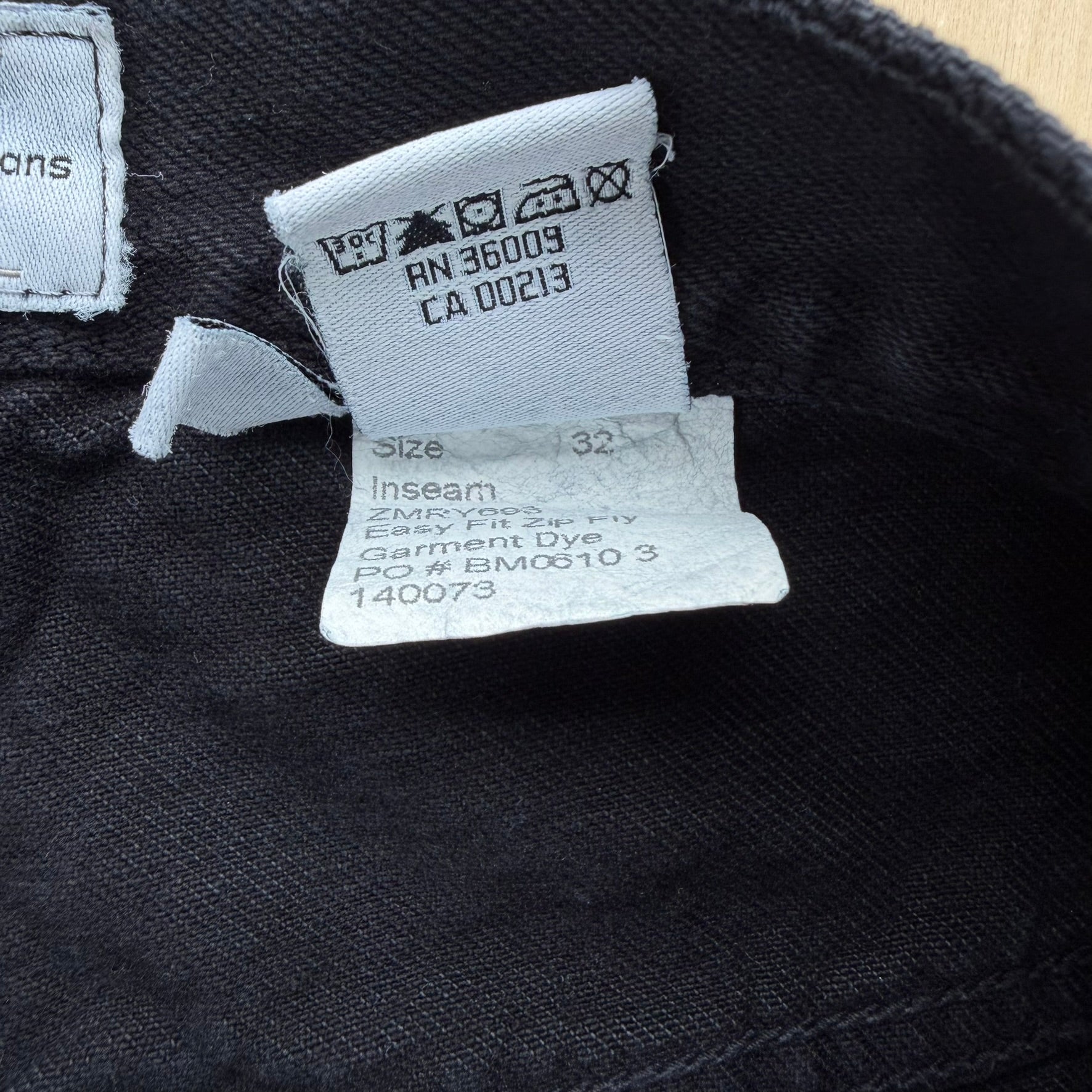 J- Vintage Calvin Klein Black Denim Jorts - 32 waist 8.5 inseam