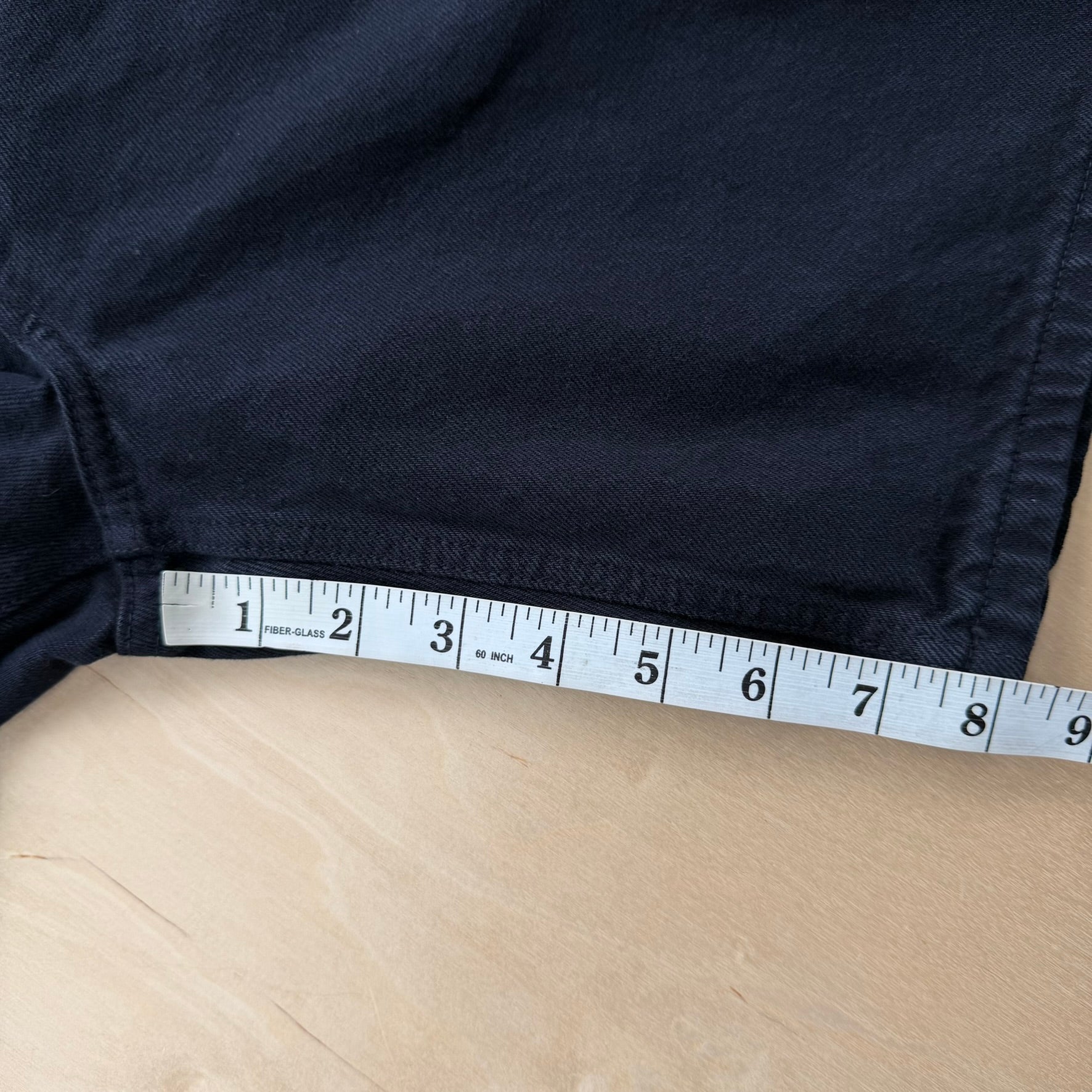 J- Vintage Calvin Klein Black Denim Jorts - 32 waist 8.5 inseam