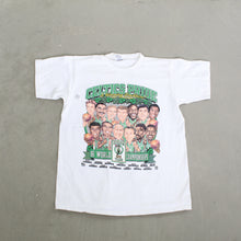 Load image into Gallery viewer, F- Vintage Boston Celtics 50 Years 16 Championship NBA Cartoon Single Stich Tee
