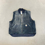 F- Carhartt Insulated Black Workwear Vest