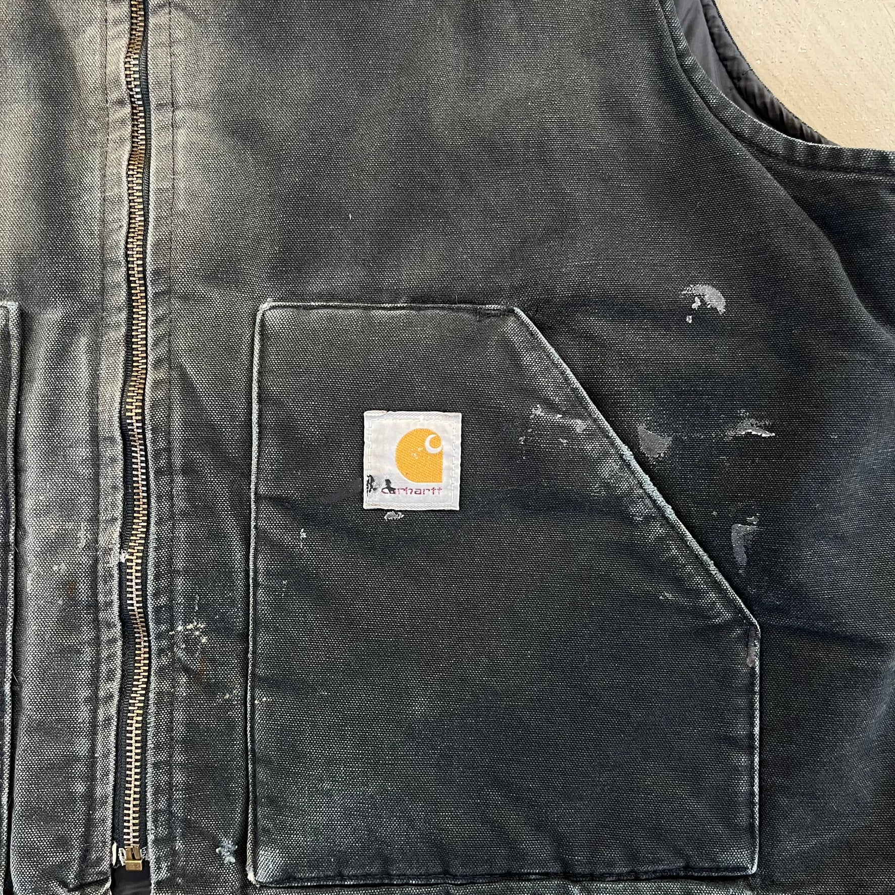 F- Carhartt Insulated Black Workwear Vest