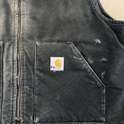 F- Carhartt Insulated Black Workwear Vest