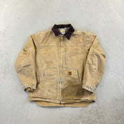 F- Carhartt Insulated Detroit Dark Tan Work Jacket