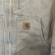 F- Carhartt Insulated Detroit Dark Tan Work Jacket
