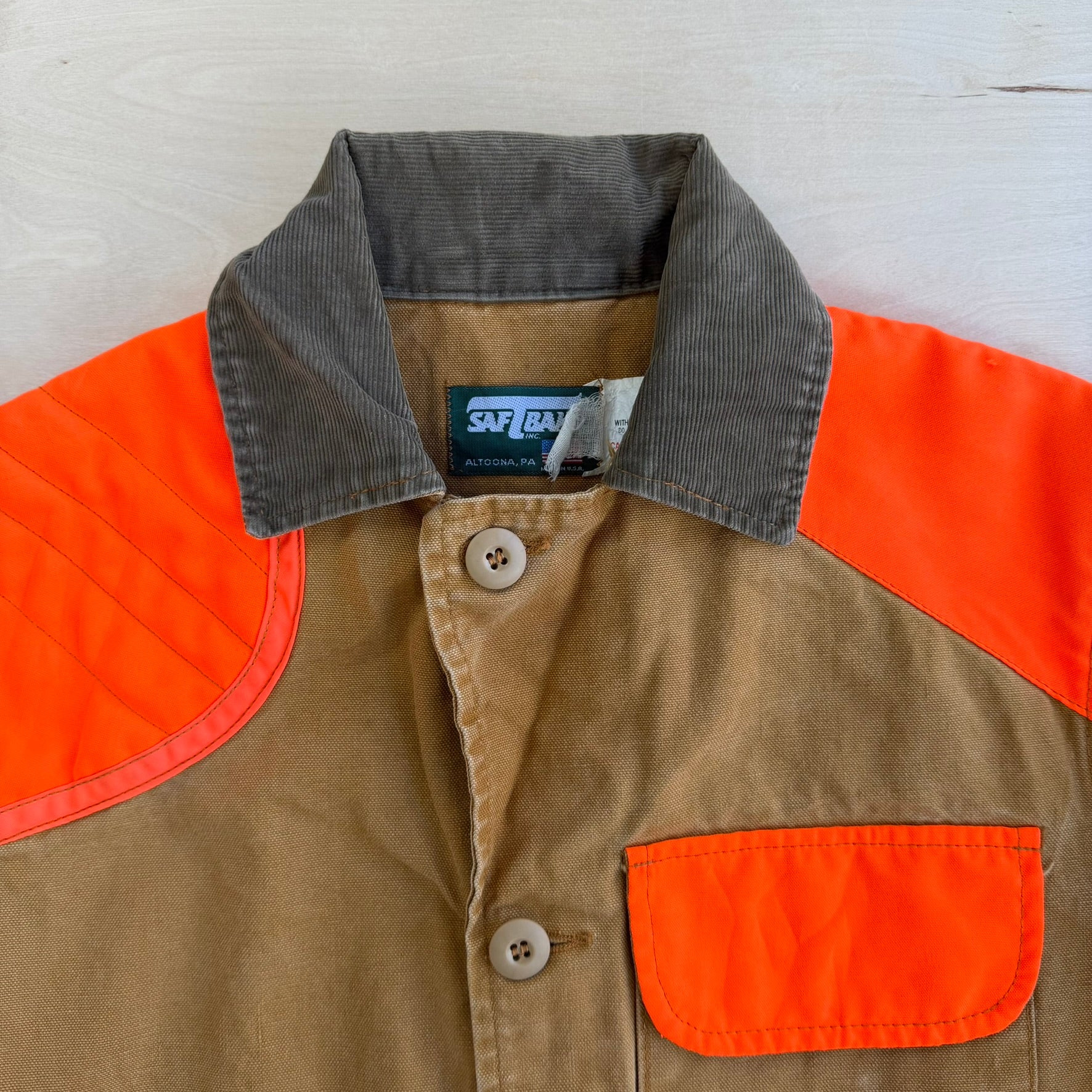 J- Vintage 90s SafTbak Made In USA Canvas Hunting Jacket - L
