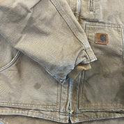 F- Carhartt Insulated Detroit Dark Tan Work Jacket