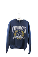 Load image into Gallery viewer, Z - Vintage Home Team NFL Dallas Cowboys Logo &amp; Script Crewneck
