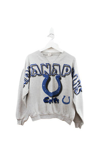 Z - Vintage 1996 NFL Indianapolis Colts Script & Logo Altered Crewneck