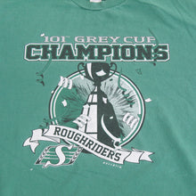 Load image into Gallery viewer, F- 101st CFL Grey Cup Saskatchewan Rough Riders Champions Tee
