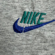 J- Vintage Nike Embroidered Text & Swoosh Single Stitch Tee - L