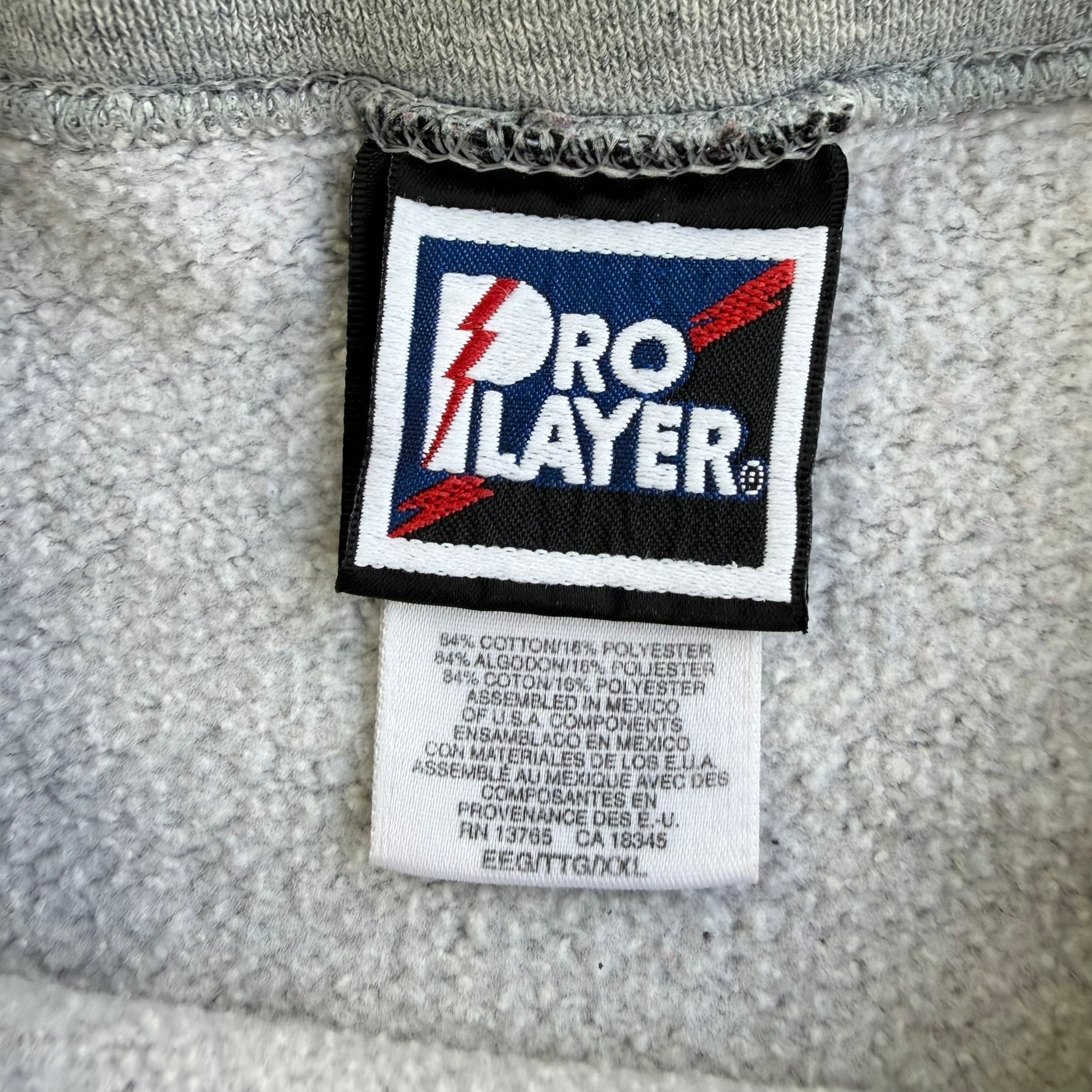 J- Vintage San Francisco 49ers NFL Pro Player Logo & Text Crewneck - 2XL