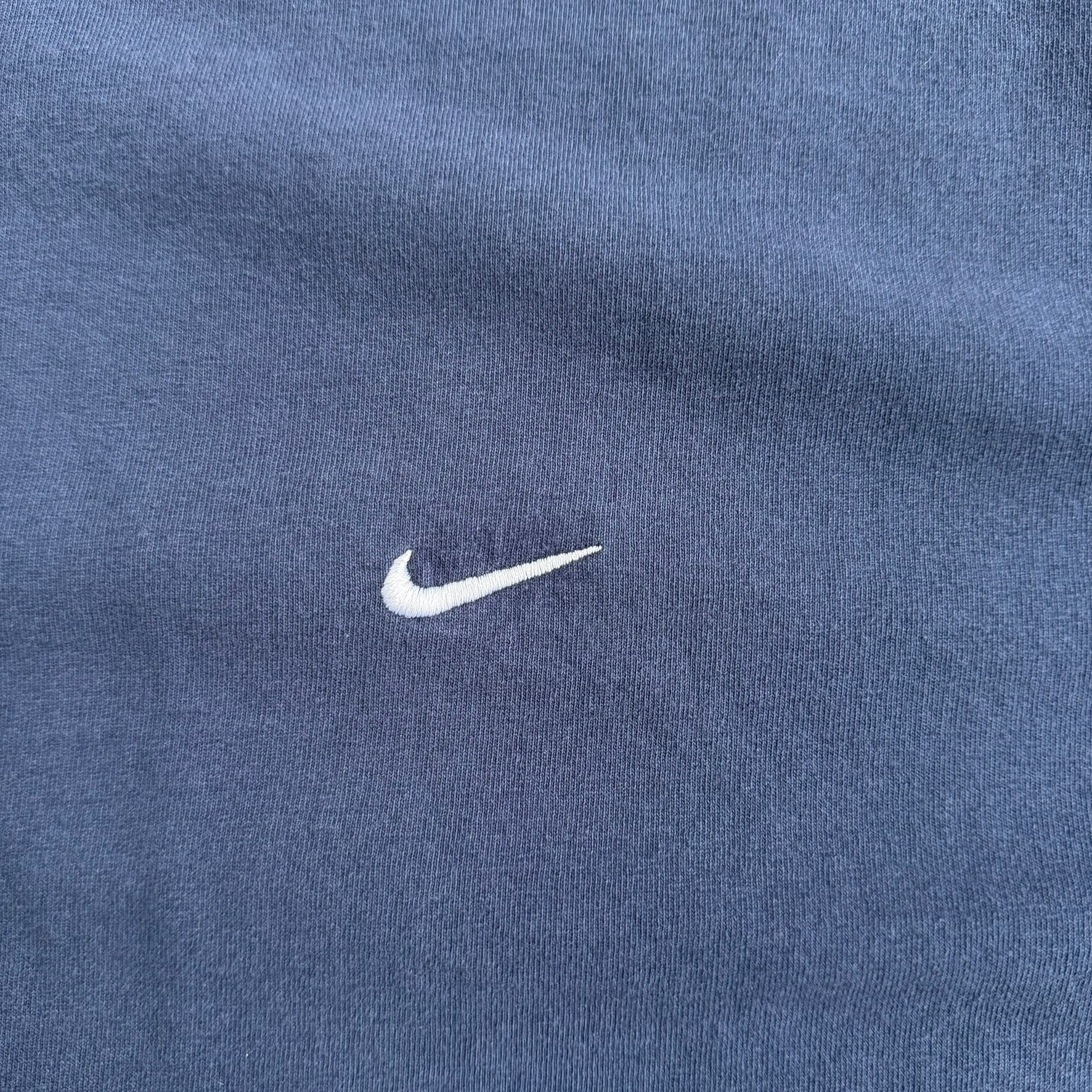 J- Vintage Nike Embroidered Chest Swoosh Tee - 2XL