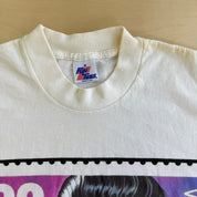 J- Vintage 90s Elvis Presley Rock & Roll Singer Stamp Graphic Made In USA Single Stitch Tee - M