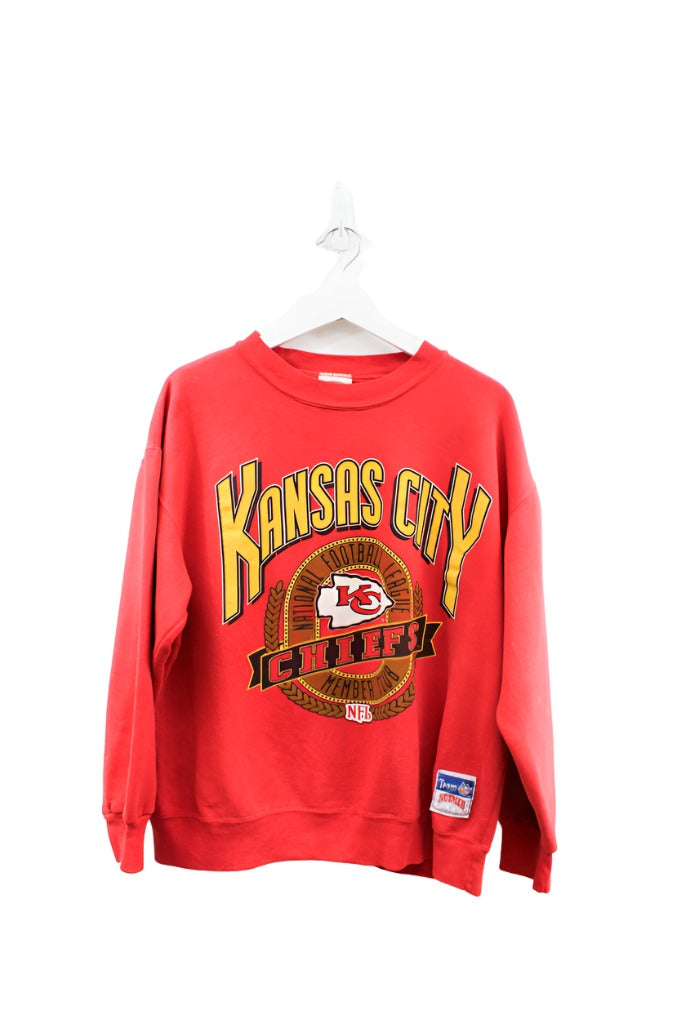 Z - Vintage Nutmeg NFL Kansas City Chiefs Members Club Crewneck
