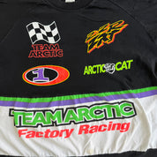 J- Vintage 90s Team Artic Factory Racing Jumbo Print Graphic Made In USA Tee - XL