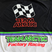 J- Vintage 90s Team Artic Factory Racing Jumbo Print Graphic Made In USA Tee - XL