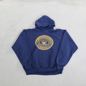 F- Vintage United States Navy Reflective Graphic Hoodie