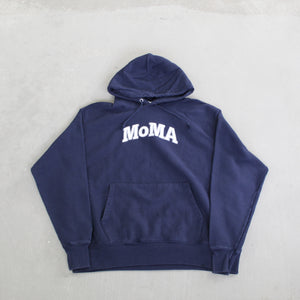 F- Vintage Champion Reverse Weave Museum Of Modern Art NYC Text Hoodie