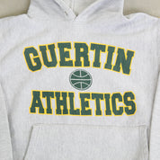 F- Vintage Champion Reverse Weave Guertin Athletics Text Hoodie