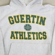 Load image into Gallery viewer, F- Vintage Champion Reverse Weave Guertin Athletics Text Hoodie
