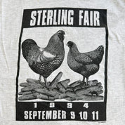 J- Vintage '94 Sterling Massachusetts Fair Graphic Made In USA Single Stitch Tee - L