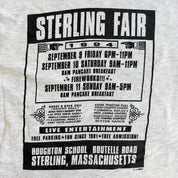 J- Vintage '94 Sterling Massachusetts Fair Graphic Made In USA Single Stitch Tee - L
