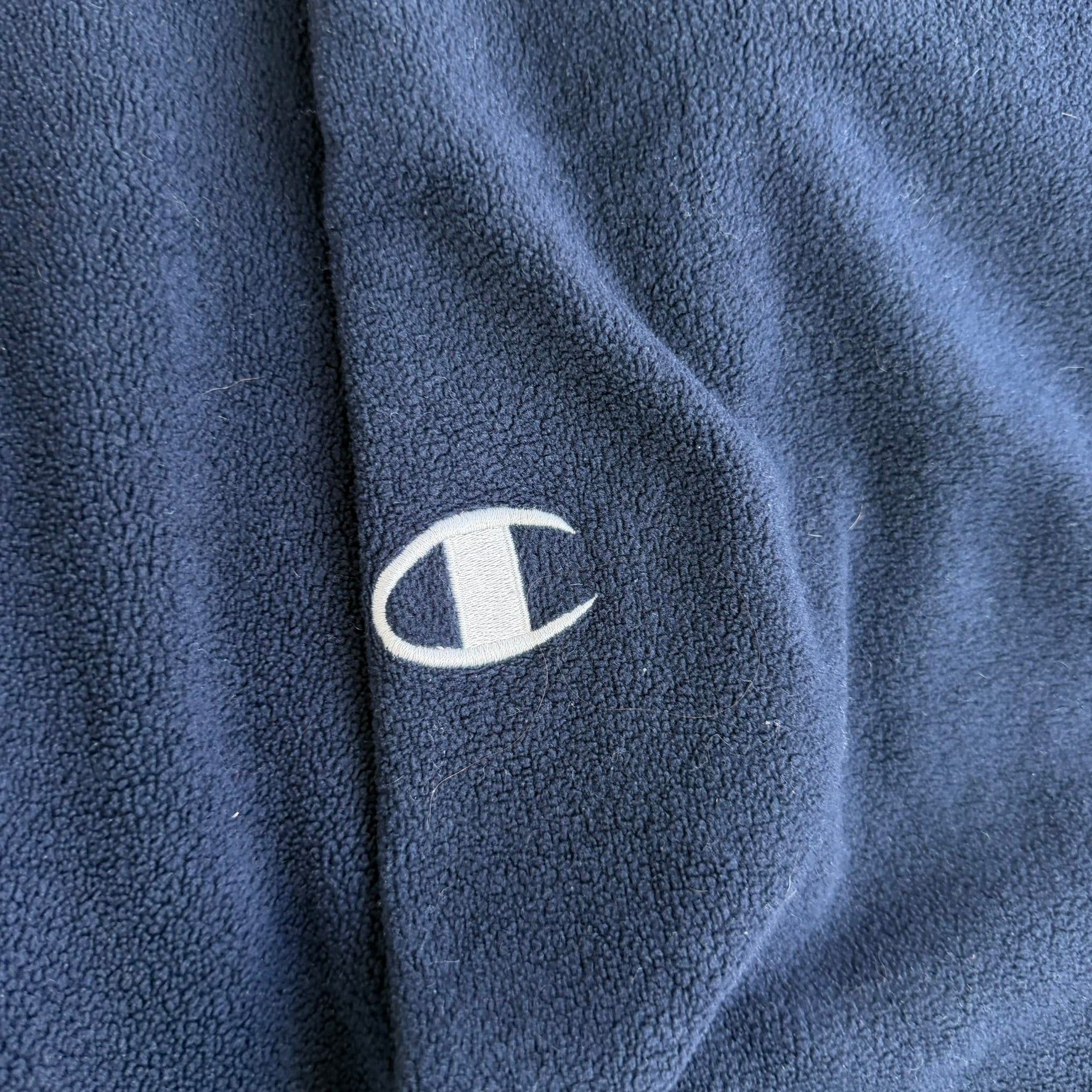 J- Vintage Dallas Cowboys NFL Champion Embroidered Text Quarter Zip Pullover Polar Fleece - XL