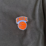 J- Vintage New York Knicks NBA Embroidered Logo Quarter Zip Pullover Polar Fleece - XL Tall