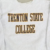 F- Vintage Champion Reverse Weave Trenton State College Text Crewneck