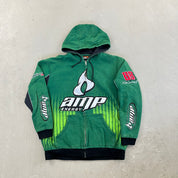 F- Vintage Nascar Amp Energy Dale Earnhardt Jr Heavy Zip Up Hoodie