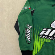 F- Vintage Nascar Amp Energy Dale Earnhardt Jr Heavy Zip Up Hoodie
