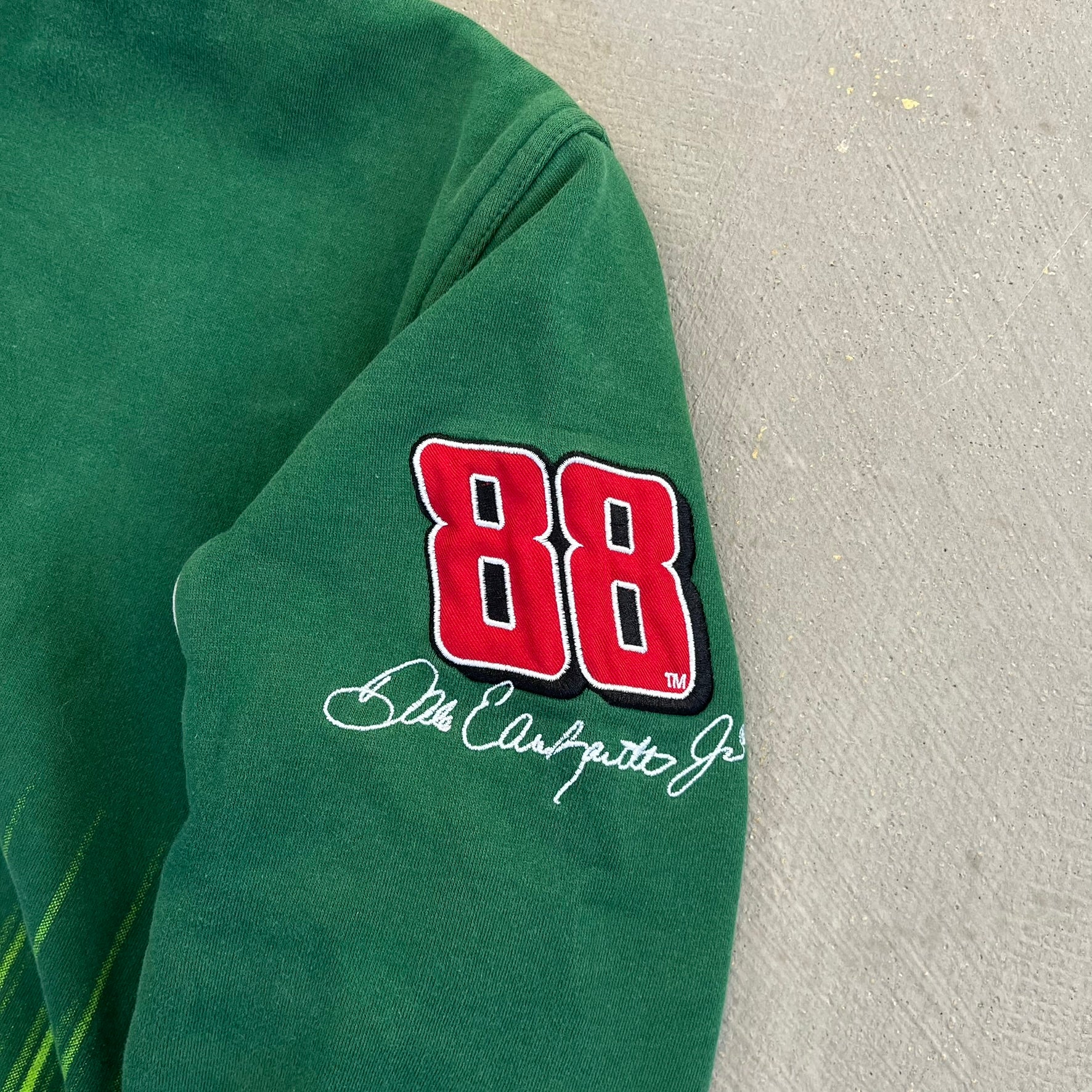 F- Vintage Nascar Amp Energy Dale Earnhardt Jr Heavy Zip Up Hoodie