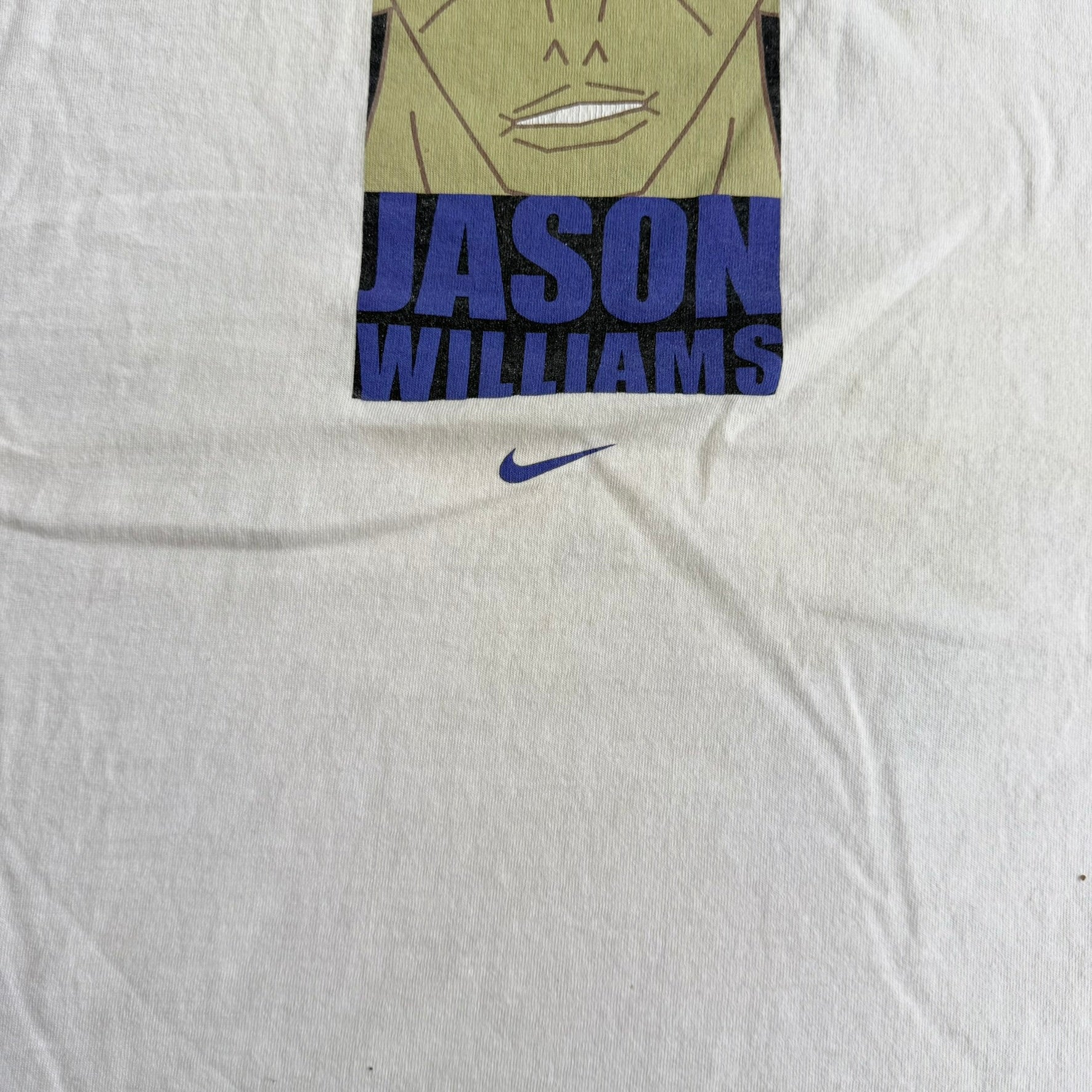 J- Vintage Nike Team Jason Williams Cartoon Character Graphic Tee - XL