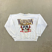 F- Vintage '91 University Of Washington Huskies Rose Bowl Crewneck