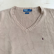 J- Vintage Polo RL Embroidered Logo Knit Sweater Vest - 3XL