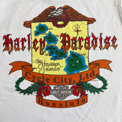 J- Vintage '98 Harley Davidson Honolulu Hawaii Graphic Tee - L