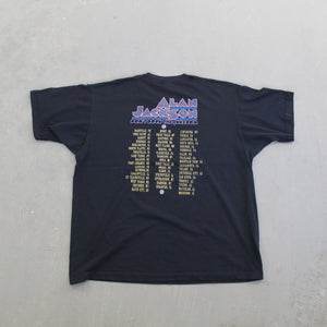 F- Vintage 92' Alan Jackson Don't Rock The Jukebox Tour Picture Single Stitch Tee