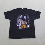F- Vintage 92' Travis Tritt & Marty Stuart No Hat Tour Picture Single Stitch Tee