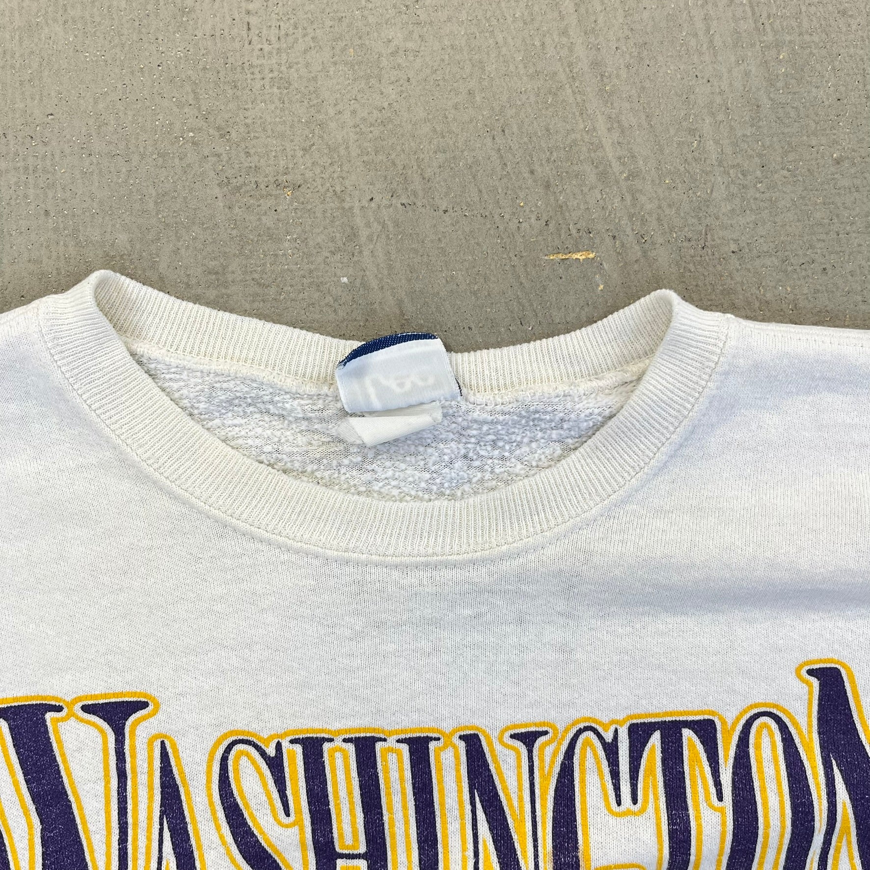 F- Vintage '91 University Of Washington Huskies Rose Bowl Crewneck